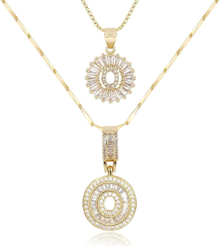 WENTHNNUE™ Initial Letter Necklace