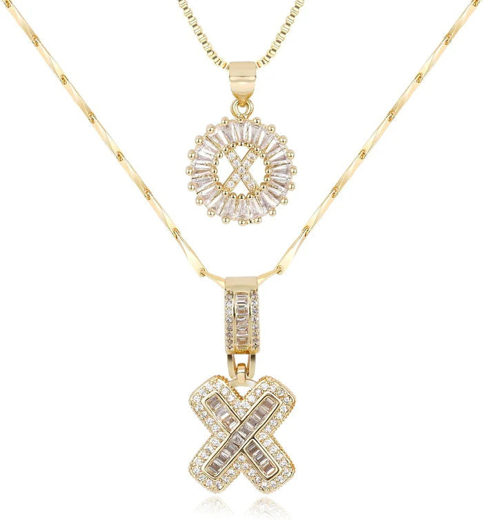 WENTHNNUE™ Initial Letter Necklace